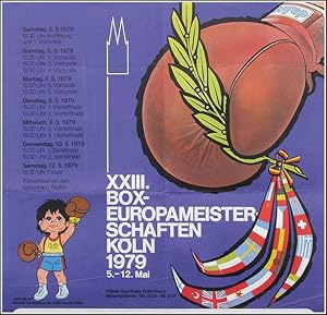 Imagen del vendedor de XXIII. Box Europameisterschaften Kln 1979, 5.-12.Mai. 42x40 cm. a la venta por AGON SportsWorld GmbH
