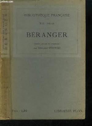 Seller image for Branger for sale by Le-Livre
