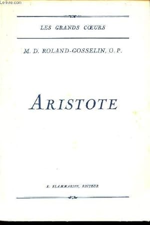 Seller image for Aristote - Collection les grands coeurs. for sale by Le-Livre