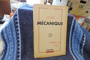 Cours de Mécanique