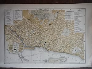 Image du vendeur pour Johnson's Map of Montreal (Quebec, Canada) - Original (1895) mis en vente par Imperial Books and Collectibles