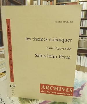 les thèmes édéniques dans l'oeuvre de Saint John Perse