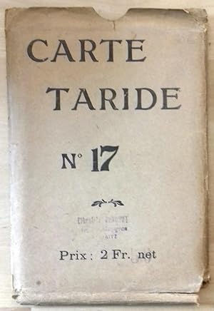 CARTE TARIDE Nº 17. CARTE ROUTIERE POUR AUTOMOBILISTES & CYCLISTES- SUD DE LA FRANCE, SECTION EST