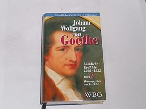 Bild des Verkufers fr Johann Wolfgang Goethe. Gedichte 1800-1832. Smtliche Gedichte. Band 2 zum Verkauf von Der-Philo-soph