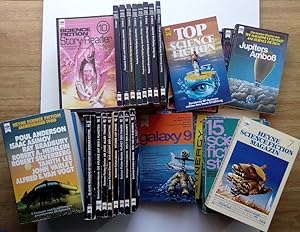 Konvolut 37 Bände Anthologien aus der Serie Heyne Science-Fiction