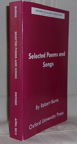 Seller image for SELECTED POEMS AND SONGS for sale by BOOKFELLOWS Fine Books, ABAA