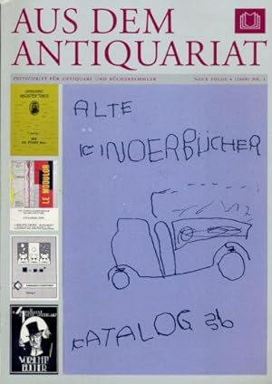 Aus dem Antiquariat. Zeitschrift für Antiquare und Büchersammler. Neue Folge 6. 2008. Nr. 1.