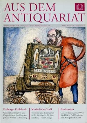 Aus dem Antiquariat. Zeitschrift für Antiquare und Büchersammler. Neue Folge 8. 2010. Nr. 1.