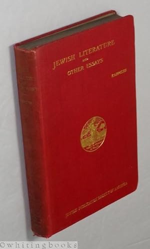 Imagen del vendedor de Jewish Literature and Other Essays a la venta por Whiting Books