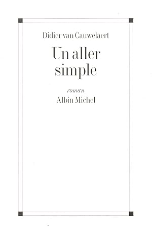 Seller image for Un aller simple for sale by JP Livres