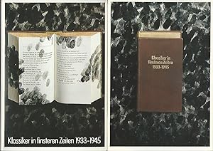 Klassiker in finsteren Zeiten 1933- 1945 (2 Bände). Eine Ausstellung des Deutschen Literaturarchi...