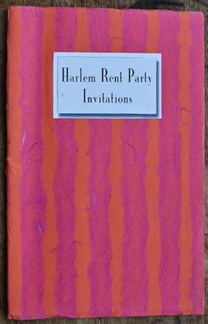 Bild des Verkufers fr Harlem Rent Party Invitations From the Langston Hughes Papers [At] Yale University Collection of American Literature zum Verkauf von DogStar Books