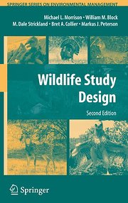 Bild des Verkufers fr Wildlife Study Design (Springer Series on Environmental Management) zum Verkauf von AHA-BUCH