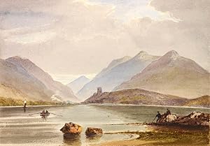 Image du vendeur pour An album of watercolours of Scottish landscapes, with further continental landscapes. mis en vente par Shapero Rare Books