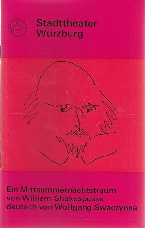 Seller image for Programmheft William Shakespeare EIN MITTSOMMERNACHTSTRAUM 21. Oktober 1970 Spielzeit 1970 / 71 Heft 2 for sale by Programmhefte24 Schauspiel und Musiktheater der letzten 150 Jahre