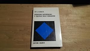 Seller image for Equazioni differenziali e calcolo delle variazioni for sale by Libreria Utopia Pratica