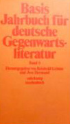 Bild des Verkufers fr Basis Jahrbuch fr die deutsche Gegenwartsliteratur. Band 9/1979 zum Verkauf von Versandbuchhandlung Kisch & Co.