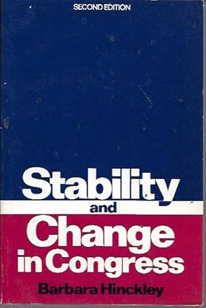 Imagen del vendedor de Stability and change in Congress a la venta por Bookfeathers, LLC