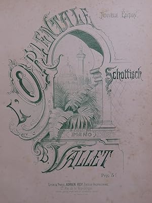 Imagen del vendedor de VALLET B. L'Orientale Piano XIXe sicle a la venta por partitions-anciennes