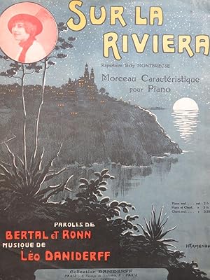 Seller image for DANIDERFF Lo Sur la Riviera Piano 1914 for sale by partitions-anciennes