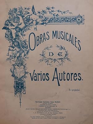 ALBENIZ Isaac Torre Bermeja Piano ca1890