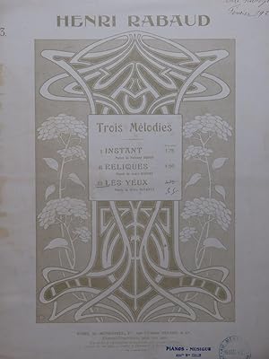 Image du vendeur pour RABAUD Henri Les Yeux Chant Piano 1909 mis en vente par partitions-anciennes