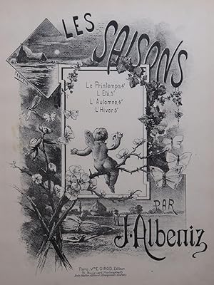 Seller image for ALBENIZ Isaac Les Saisons No 2 L't Piano 1892 for sale by partitions-anciennes