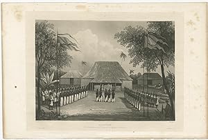 Antique Print of the Reception of Laplace by Himely (c.1830)