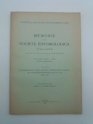 Le pubblicazioni della societa' entomologica italiana mei primi settantacinque anni di vita (1869...