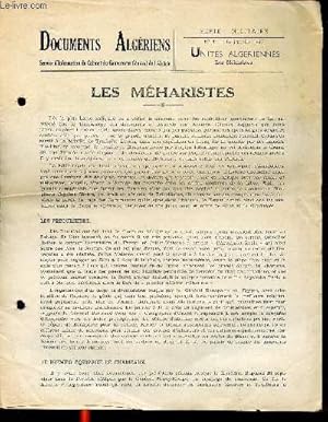 Imagen del vendedor de Documents algriens Les mharistes Srie militaire N 4 15 Janvier 1947 Units algriennes a la venta por Le-Livre