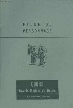 Image du vendeur pour Cours "Grands matres du dessin" - Etude du personnage mis en vente par Le-Livre