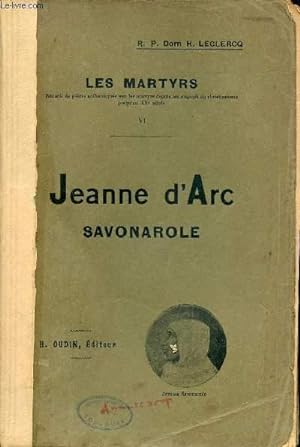 Imagen del vendedor de Les Martyrs - Tome 6 : Jeanne d'Arc, Savonarole. a la venta por Le-Livre