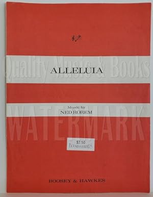 Rorem: Alleluia Vocal Solo Sheet Music