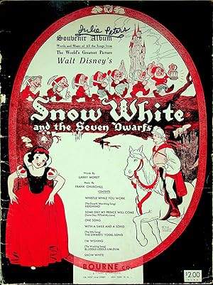 Bild des Verkufers fr Walt Disney's Snow White and the Seven Dwarfs: Souvenir Album of Words and Music (Piano-Vocal Score) zum Verkauf von Epilonian Books