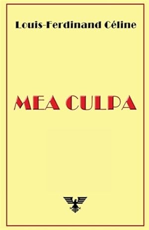 Imagen del vendedor de Mea Culpa -Language: french a la venta por GreatBookPrices