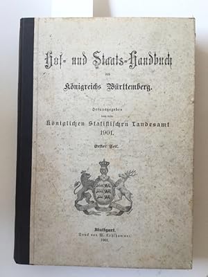 Hof- und Staats-Handbuch des Königreichs Württemberg. Hrsg. von dem königlichen Statischen Landes...