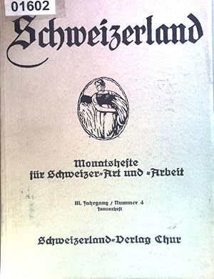 Bild des Verkufers fr Die Ausbildung der schweizerischen Neutralitt. / in: Schweizerland III, Heft 4 - Monatshefte fr Schweizer Art und Arbeit. zum Verkauf von books4less (Versandantiquariat Petra Gros GmbH & Co. KG)