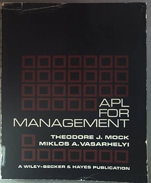 Seller image for A. P. L. for Management. for sale by books4less (Versandantiquariat Petra Gros GmbH & Co. KG)