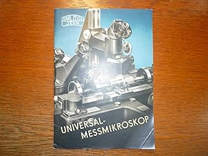 Zeiss Universal Messmikroskop - Original Katalog - Ausgabe 02/1952 - Druckschrift CZ 20-250b-1.