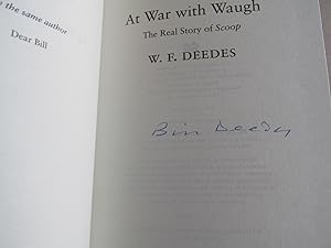 At War with Waugh: The true Story of "Scoop" Signed Hardback in Dustjacket