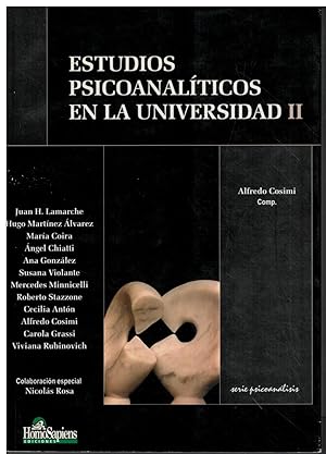 Imagen del vendedor de Estudios psicoanalticos en la Universidad II a la venta por Librera Santa Brbara