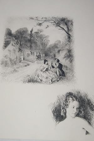 Seller image for PAUL EMILE BECAT GRAVURE ROMANTIQUE REMARQUE EROTIQUE R3187 for sale by Librairie RAIMOND