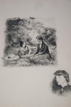 Seller image for PAUL EMILE BECAT GRAVURE ROMANTIQUE REMARQUE EROTIQUE R3183 for sale by Librairie RAIMOND