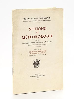 Notions de Météorologie [ Edition originale ]