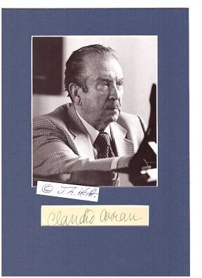 Imagen del vendedor de CLAUDIO ARRAU (1903-91) chilenischer Pianist a la venta por Herbst-Auktionen