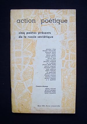 Imagen del vendedor de Action potique - n13 mars 1961 - a la venta por Le Livre  Venir