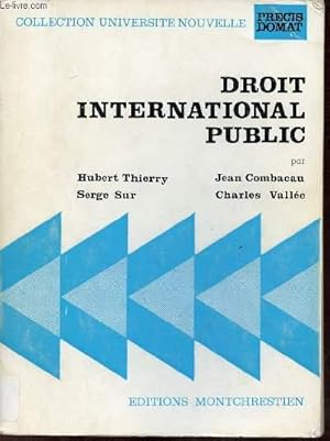 Seller image for Droit International Public - Collection Universit nouvelle Prcis Domat. for sale by Le-Livre