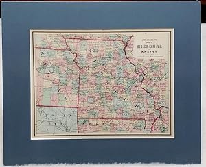 [Map] J. H. Colton's Map of Missouri, and Kansas