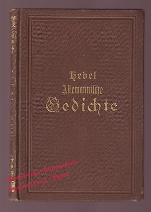 Allemannische Gedichte (vor 1900) - Hebel, Johann Peter