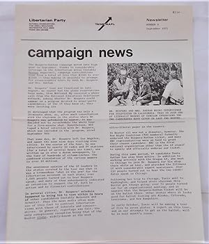 Libertarian Party Newsletter Number 9 (September 1972)